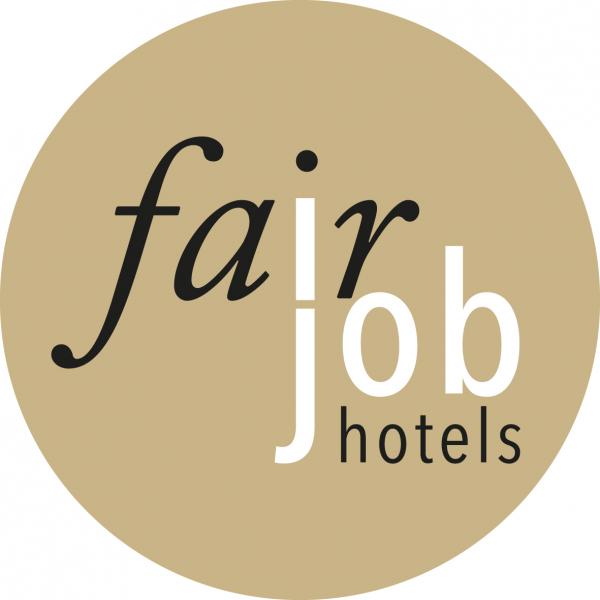 Das Fair Job Hotel e.V. Logo kennzeichnet faire Arbeitgeber in der Hotelbranche
